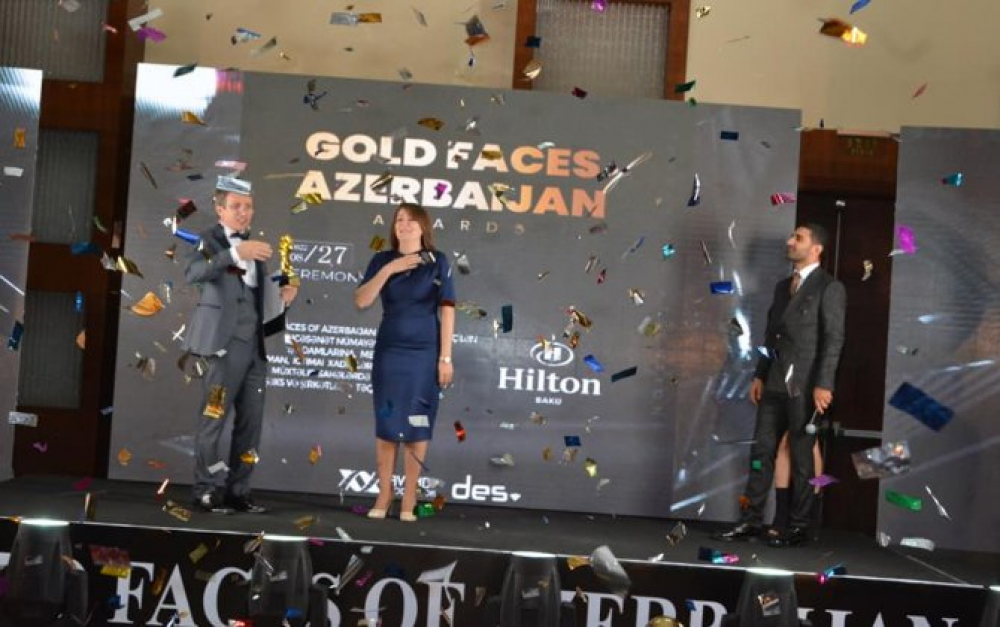 Millət vəkili “Gold Faces of Azerbaijan Awards” mükafatlandırma mərasimində təltif edilib